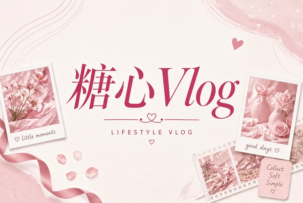 糖心Vlog品牌视觉